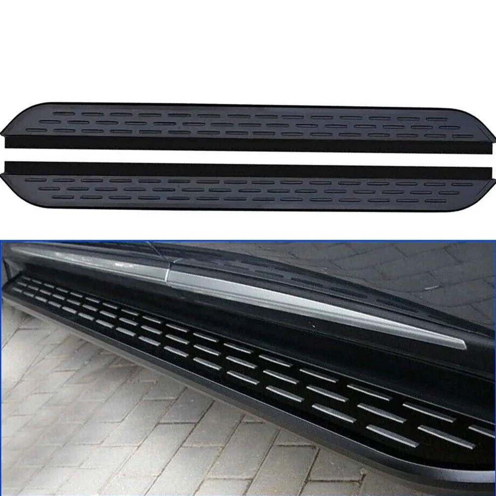 2 Pezzi Nerf Bar Pedana Pedana Pedana Laterale Adatta Per Nissan X-Trail Rogue T33 2021-2023