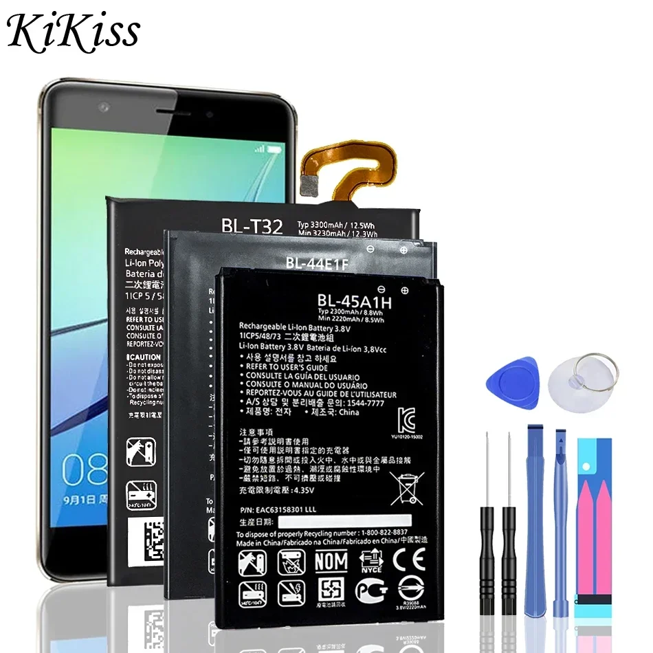 Bl-45A1H, Bl-45F1F, Bl-46D1F, Bl-46Zh, Bl-49Jh, Bl-53Qh, Bl-T24, Bl-T30, Batteria Per Lg K4, K7, K8, K10, K20, K220 2017 2018