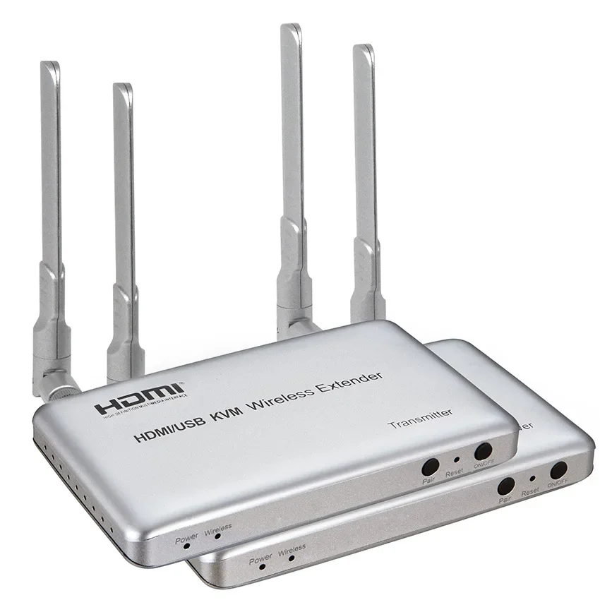 1080P Wireless Kvm Hdmi Extender Trasmissione Wireless Trasmettitore E Ricevitore Video Per Ps4 Camera Cable Box Pc A Tv Monitor