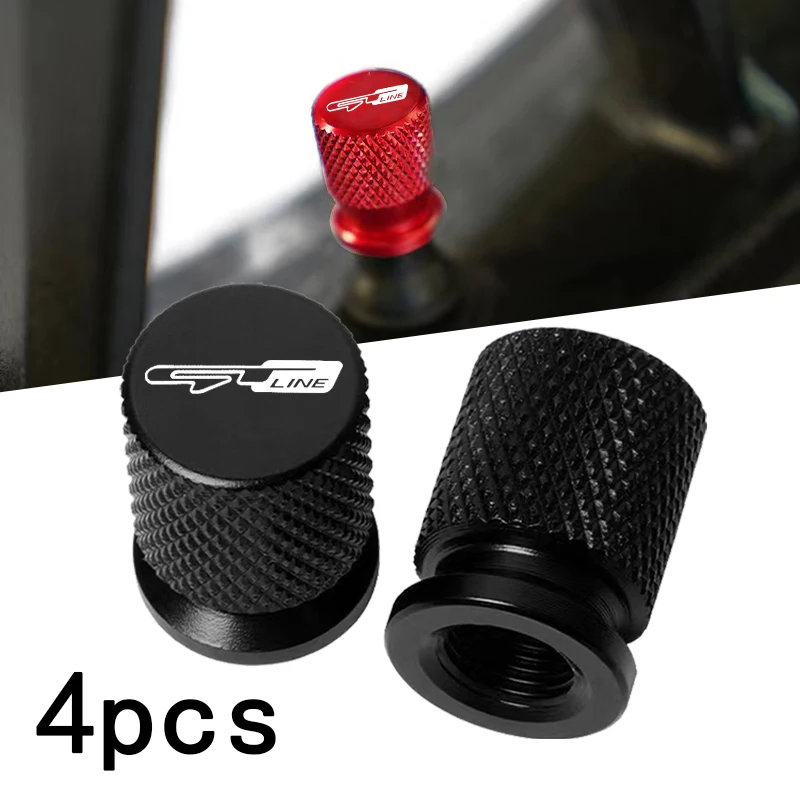 Per Kia Gt Line Sportage Ceed Picanto K5 K4 K3 Kx5 Tronic Car Wheel Tire Valve Caps Pneumatici Stem Covers Airdust Waterproof