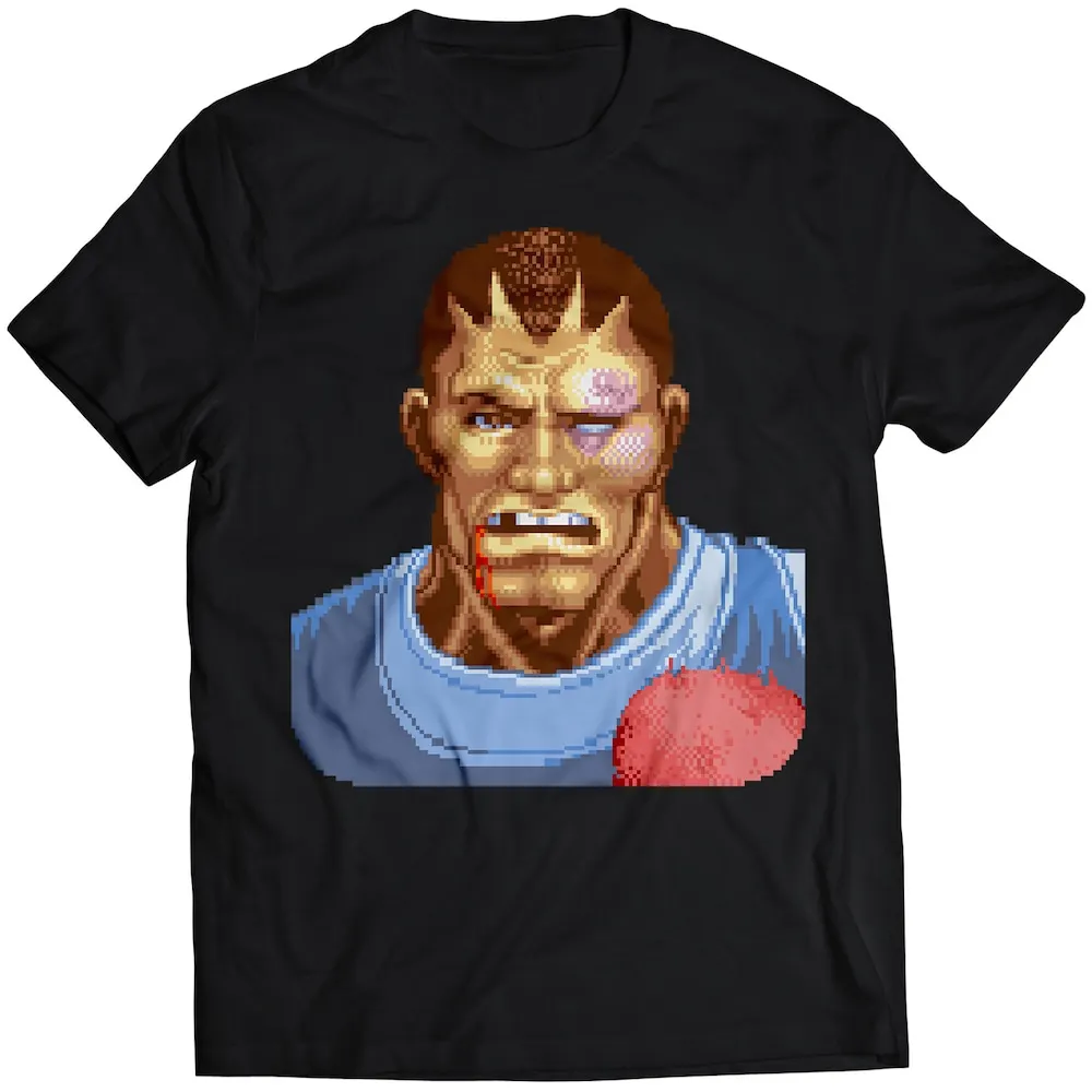 Balrog Boxer Bounded Portrait Super Street Fighting 2 Turbo Premium T Shirt