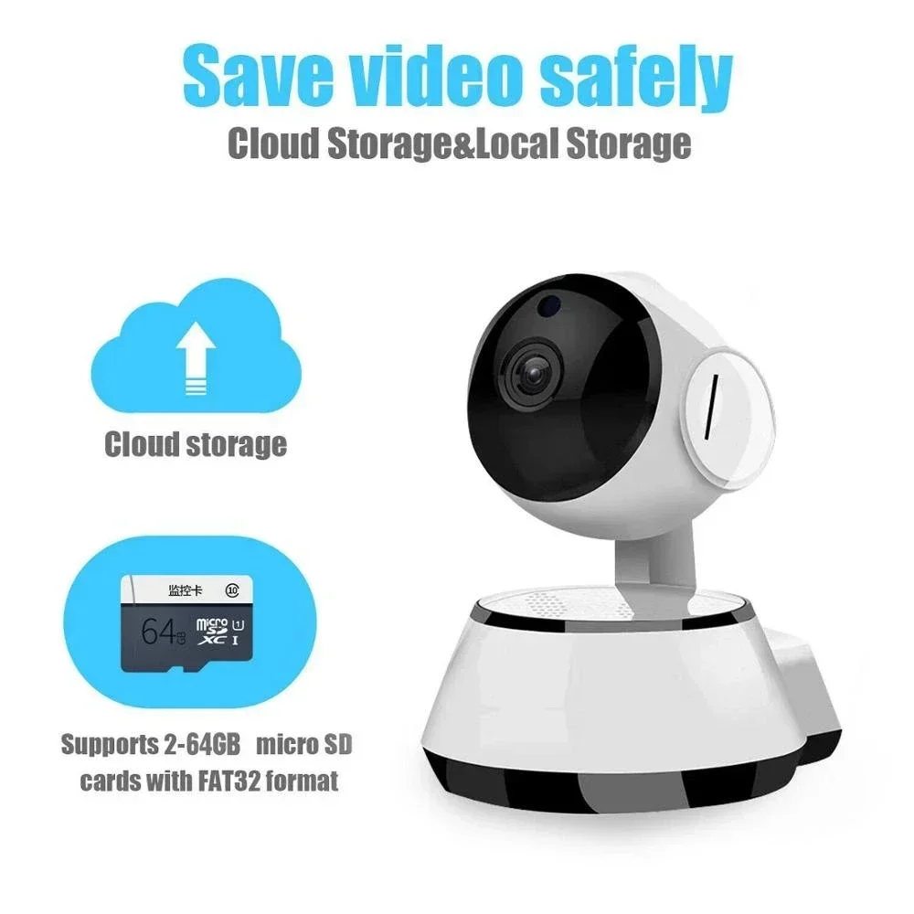 Hd Cloud Smart Home Wireless Intelligent Auto Tracking Of Human Surveillance Camera Cctv Network Wifi Camera V380 Pro Ip Camera