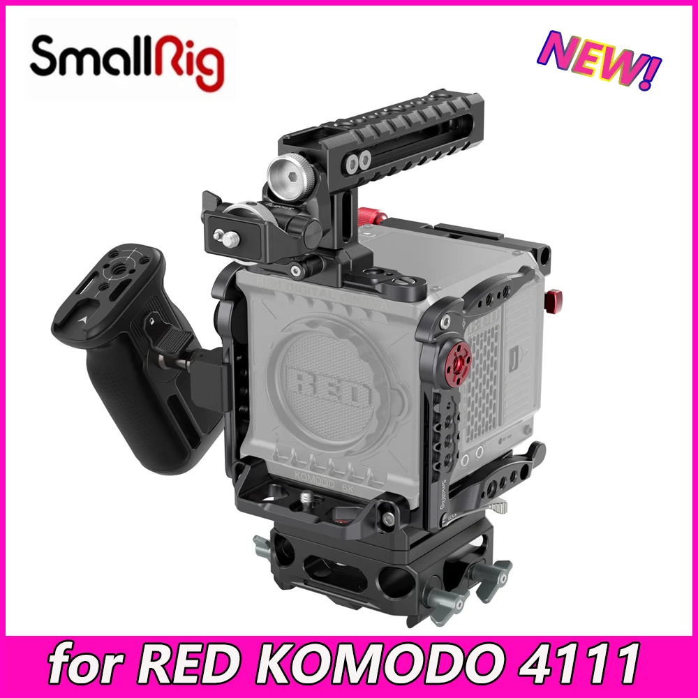 Kit Gabbia Avanzato Smallrig Per Kit Gabbia Komodo 4111 Rosso Per Kit Gabbia Di Base Rosso Komodo-X 4335 Per Komodo Rosso/Komodo-X 4110