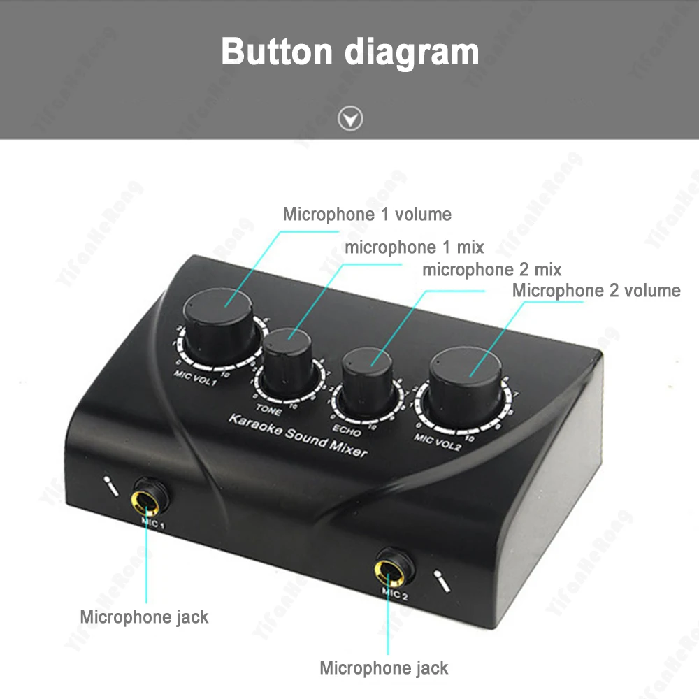Mixer Audio Scheda Audio Portatile Di Auricolare Microfono Trasmissione In Diretta Mixer Karaoke Per Telefono Cellulare Pc Tv Per Amplificatore Tablet