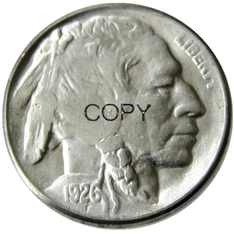 Moneta Decorativa Us 1926D Buffalo Nickel Five Cents Copy