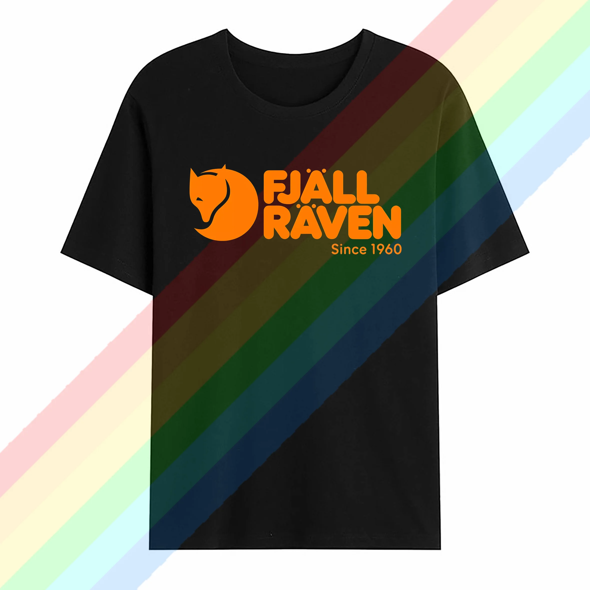 2024 Maglietta Da Uomo Casual Fjallraven Logo T-Shirt Grafica Oversize Sport Top Traspirante Confortevole Streetwear Molto Cool S-3Xl