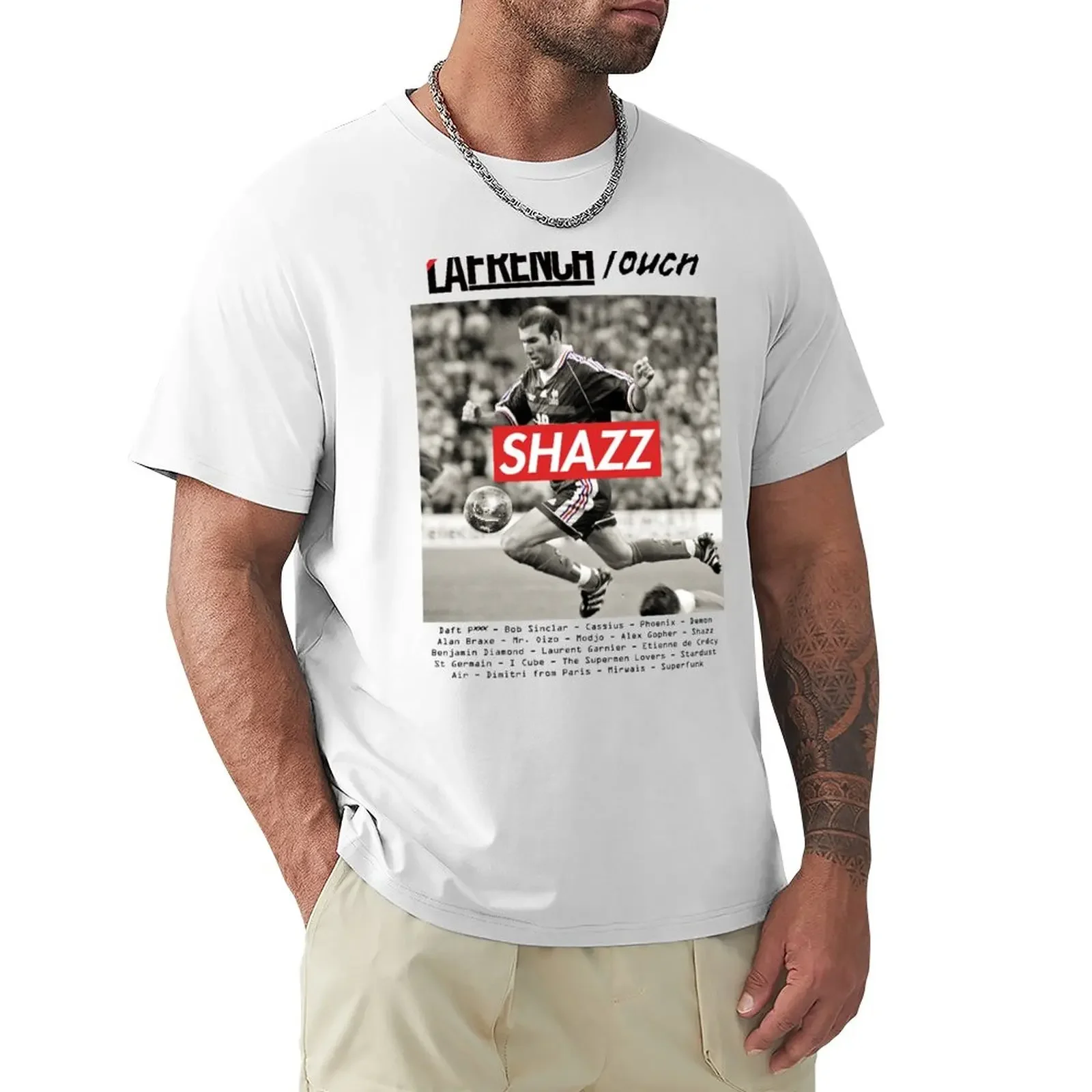 Shazidane: Modello Di La French Touch & Shazz & Zinedine Zidane T-Shirt Summer Top Sublime T-Shirt Da Uomo