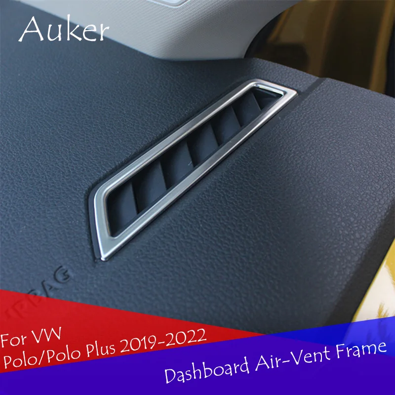 Cruscotto Dell'Auto A Pillar Air Outlet Trim Frame Sticker Style 2 Pz/Set Per Vw Polo/Polo Plus 2019-2022 Accessori