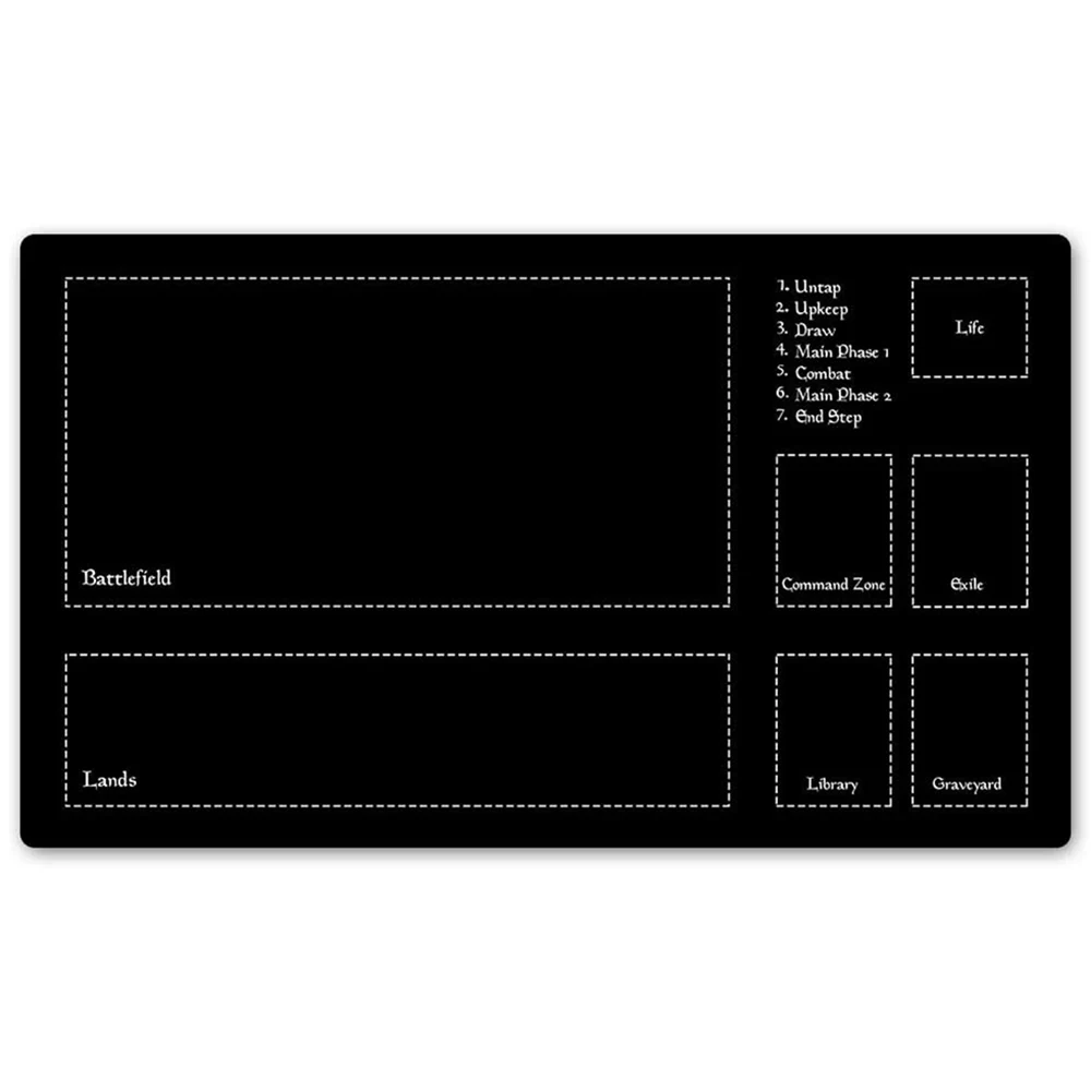 12'X24' Standard Size Mtg Night Nebula Nebula Space Black Game Playmat With Zooms Free Storange Playmat Bags Included 35X60Cm
