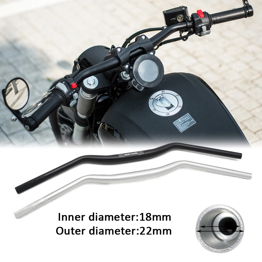 Motorcycle Handlebars 32Mm Aluminum Alloy Anodizing Type-M Steering Wheel 3202 Motorbike Backwards Handle Bars High Quality