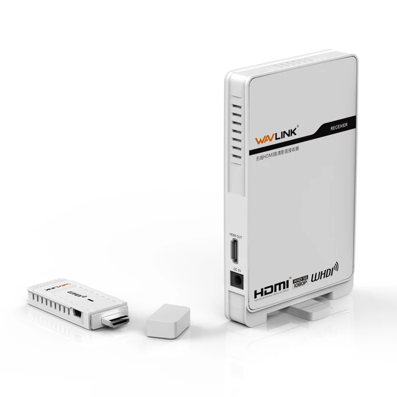 Kit Trasmettitore E Ricevitore Hdmi Wireless Wavlink Wl-Av510W2 Whdi 5Ghz Hd Sistema Video 3D