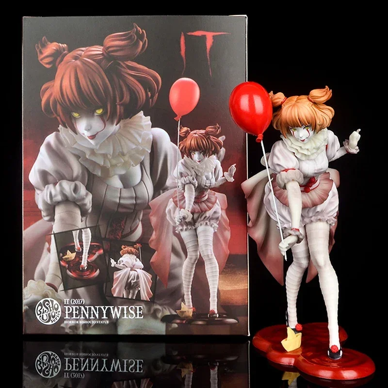 19Cm Horror Bishoujo Halloween Michael Myers Freddy Krueger Jason Voorhees Chucky Pennywise Collection Figura Figurina Modello
