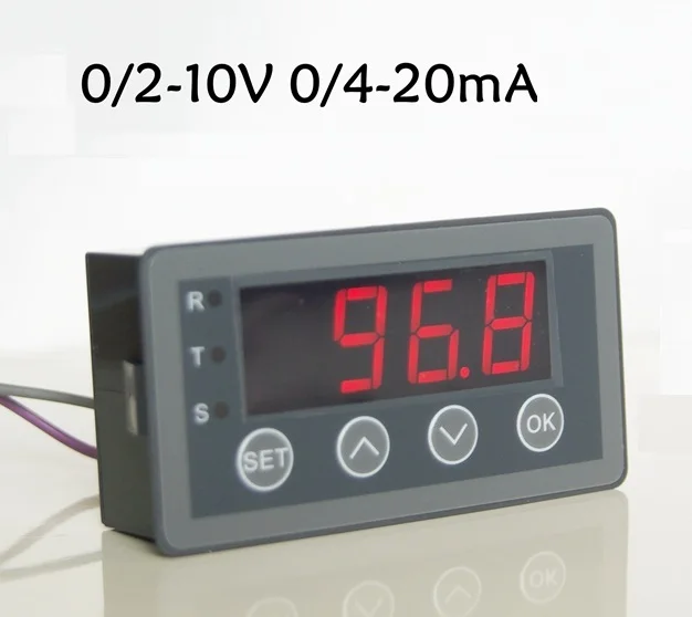 Display Digitale 0-10V 0-20Ma 2-10V 4-20Ma Display Analogico Display Da Tavolo Testina Display Digitale