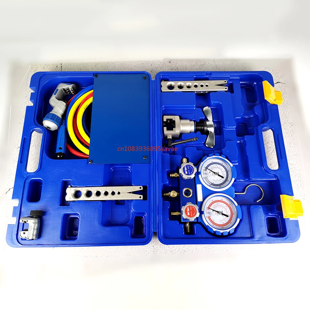 Strumento Di Misurazione Del Fluoruro R410. Kit Combinato Taglierina Espansore Tubi R410 Espansore Desktop Refrigerante Vtb-5B