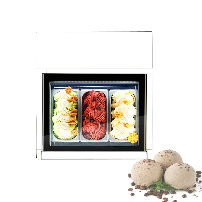 Vetrina Per Gelato Da Tavolo Ad Alte Prestazioni Vetrina Per Gelato Vetrina Per Gelato Mini Congelatore Per Gelato