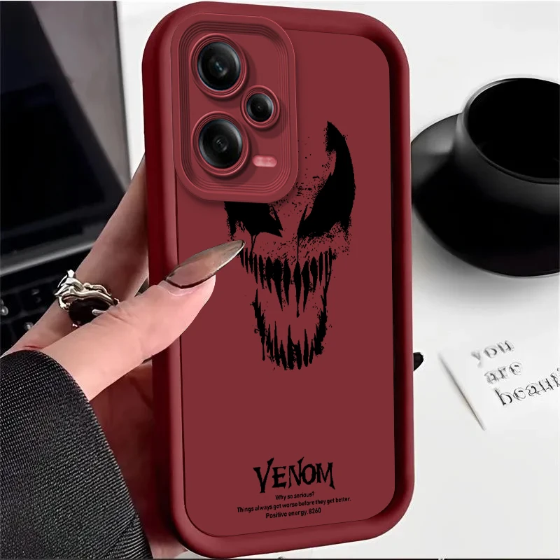 Spiderman Venom Per Redmi K50 K40 K30 K20 12C 10C 9C 9At 9A Ultra Pro Prime Eye Ladder Phone Case