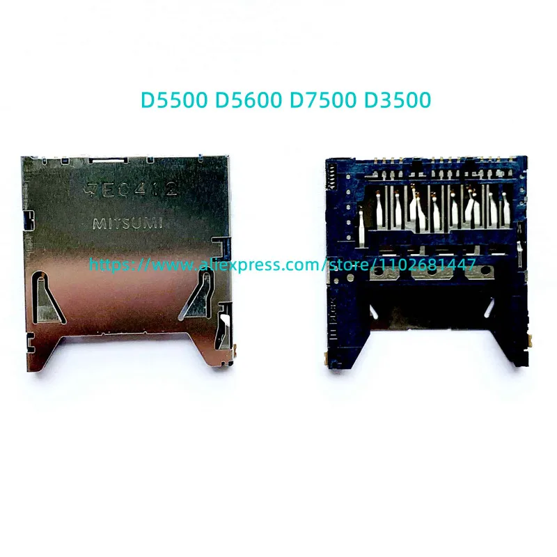 Nuovo Per Nikon D7500 D5500 D5600 D3500 Sd Memory Card Slot Reader Assembly Camera Ricambio Di Ricambio