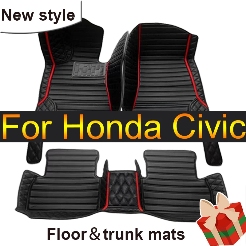 Tappetini Per Auto Per Honda Civic 2022 2023 2024 Tappeti Styling Proteggi Accessori Tappeti Foot Pad Ricambi Auto Coperture Impermeabili