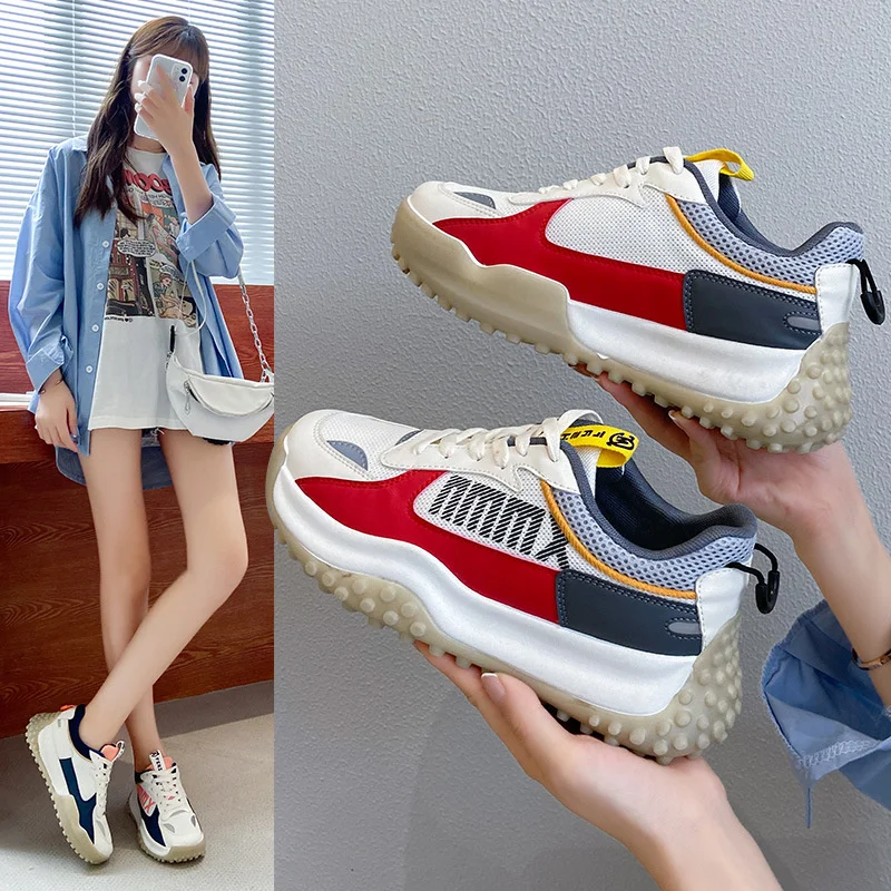 Inverno Donna Donna Vulcanize Tenis Sapato Sapatos Feminino Scarpe Basse Casual Donna Sneakers Zapatos Mujer Tacon Platform Décolleté