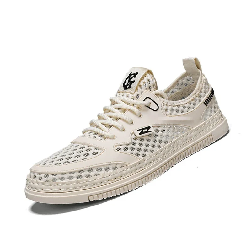 2024 Summer Mesh Shoes For Men Sneakers Casual Waterproof Outdoor Escursionismo Platform Sport Luxury Designer Fisherman Beach Tennis