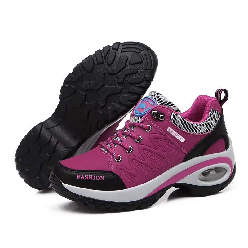 Sneakers Walking Shoes For Women Gym Jogging Shoes Tennis Hikking Trainers Women'S Fashion Sport Lace Up Tenis Feminino