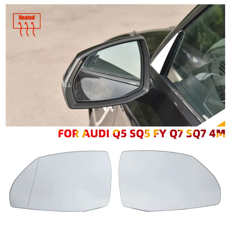 Vetro Specchietto Grandangolare Riscaldato Per Auto Per Audi Q7 2015 16 17 18 19 20 21 22 23 / Q5 2018-2022