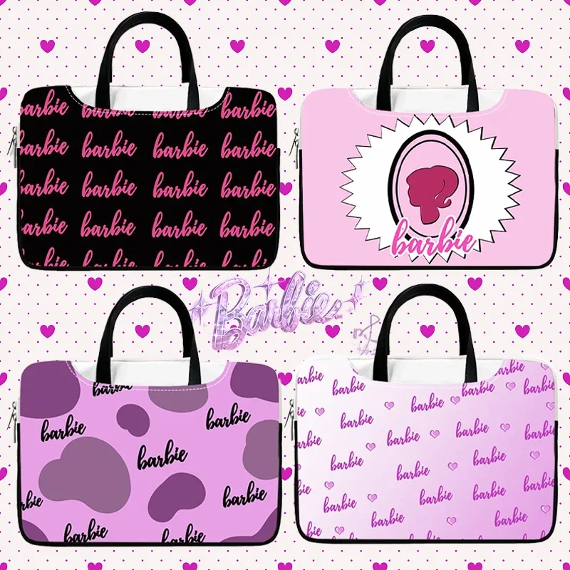 Nuova Borsa Per Laptop Barbie Borsa Kawaii Portatile Decorazione Anticollisione Pendolarismo Ragazze Carine Protettivo Elegante Film Alla Moda