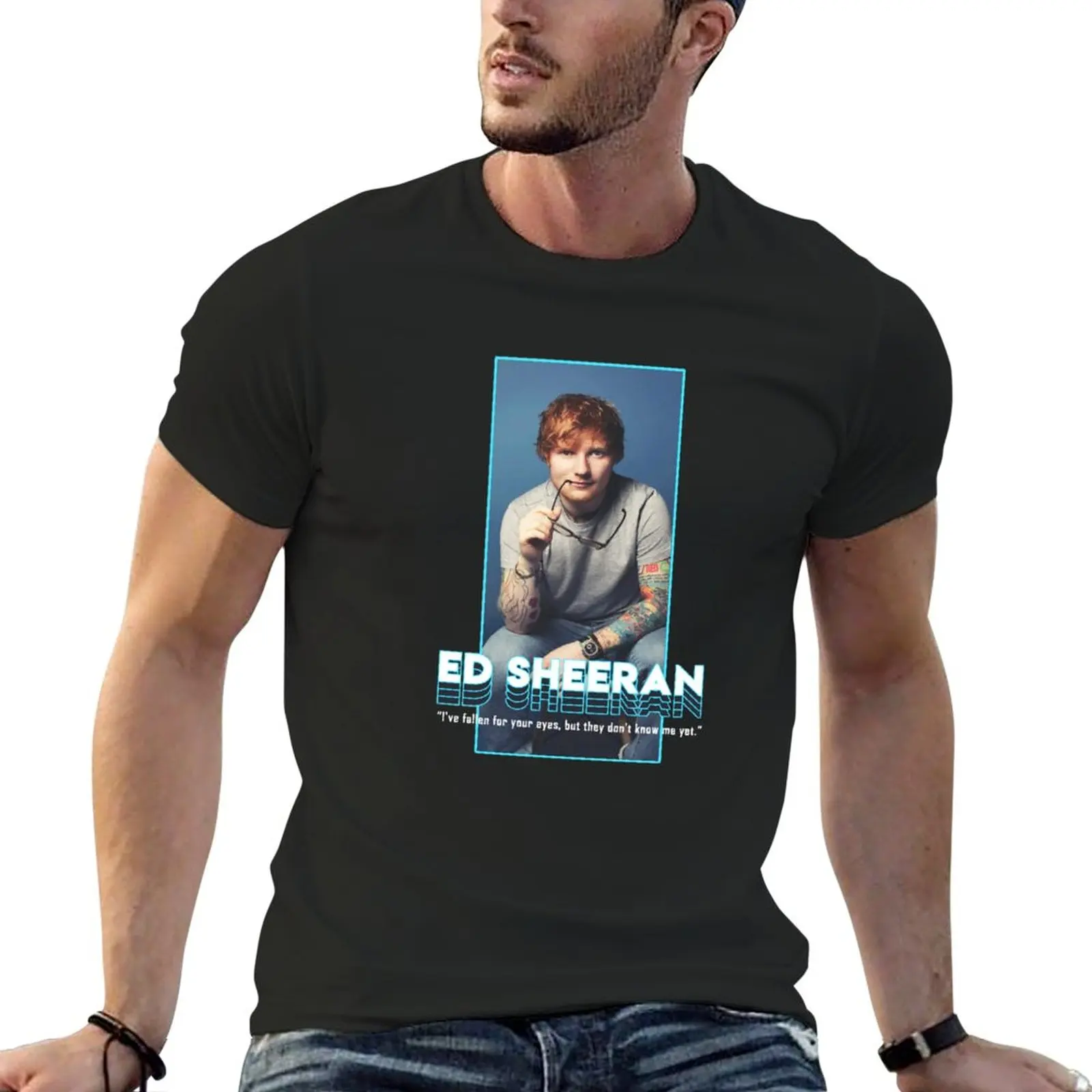 Nuovo <<Ed Sheeran, Sheeran, Perfect Sheeran, Sheeran Per Chitarra Con Uguale Esclusione> T-Shirt Gt