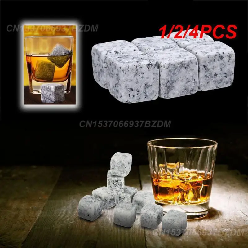 1/2/4Pcs Whisky Stones Sipping Cooler Riutilizzabile Whisky Ice Stone Whisky Natural Rocks Bar Wine Cooler Party Wedding