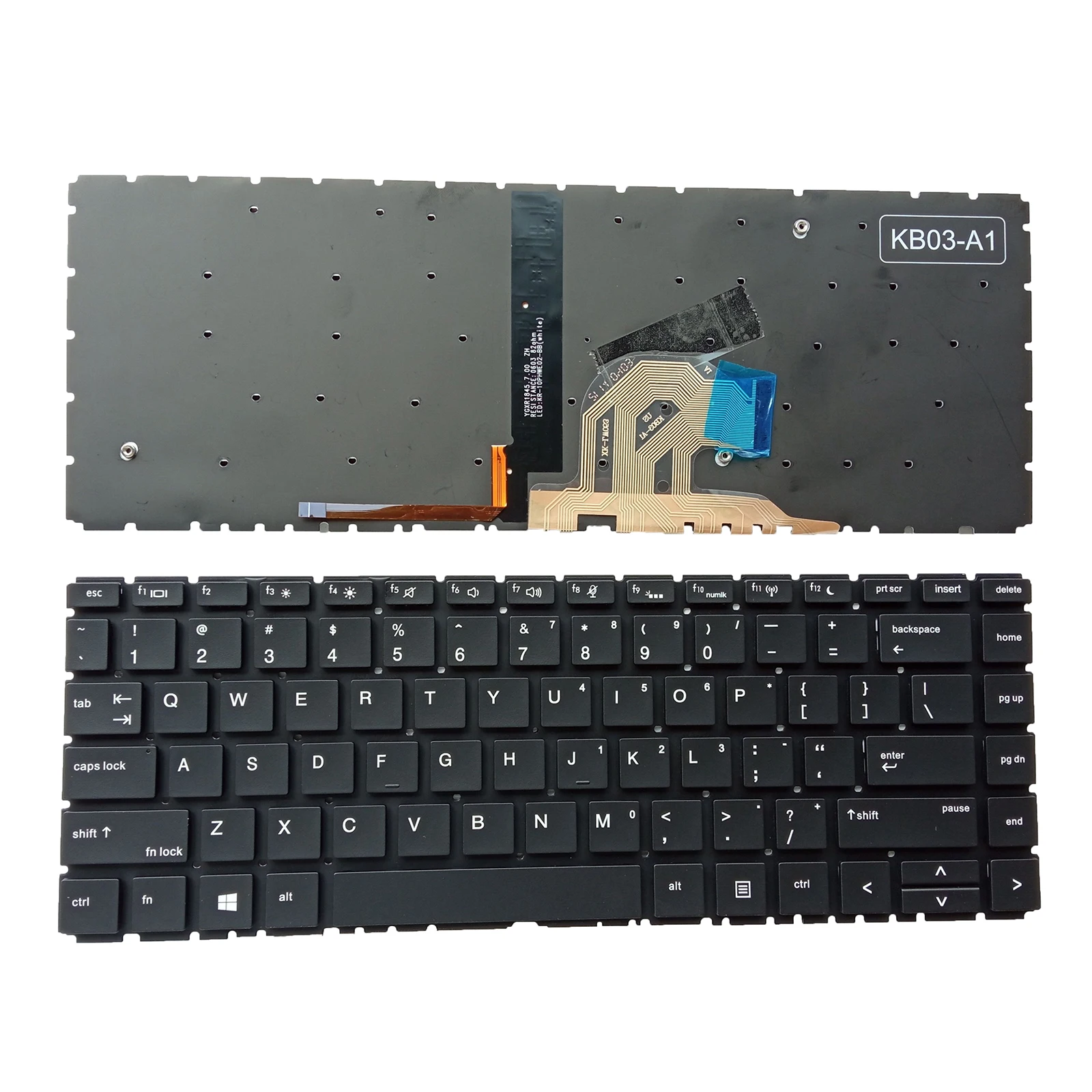 Tastiera Usa Per Hp Probook 440 G6 445 G6 440 G7 445 G7