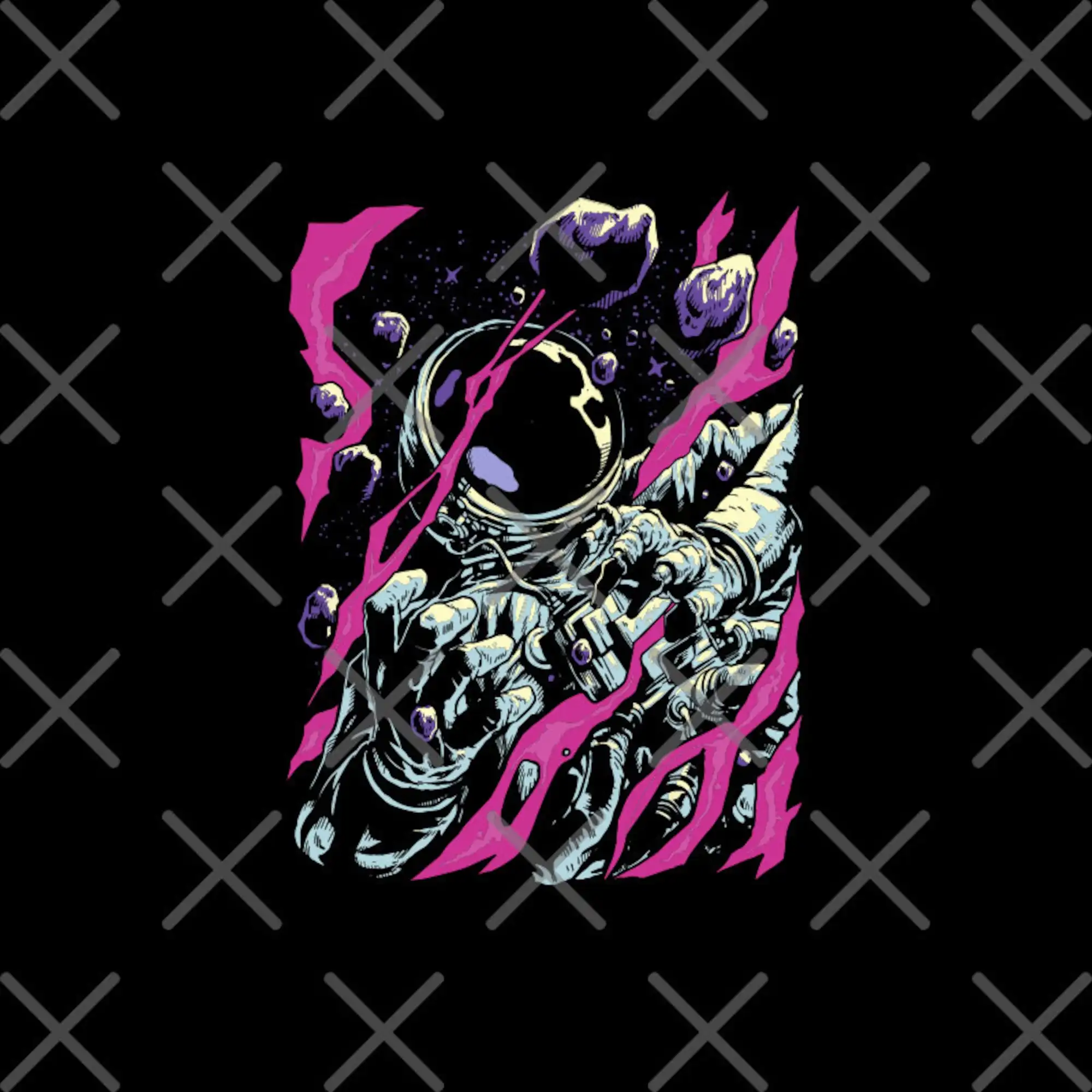 Astronauta Morto Nello Spazio Maglietta Svg Cut File