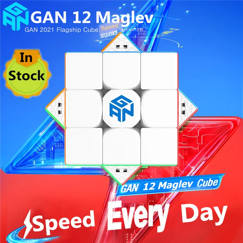 Gan 12 Maglev Uv Magic Cube 3X3X3 Cubes Stickerless Professional Gan12 M Leap Magnetic Cubo Magico Gan12 Maglev Puzzle