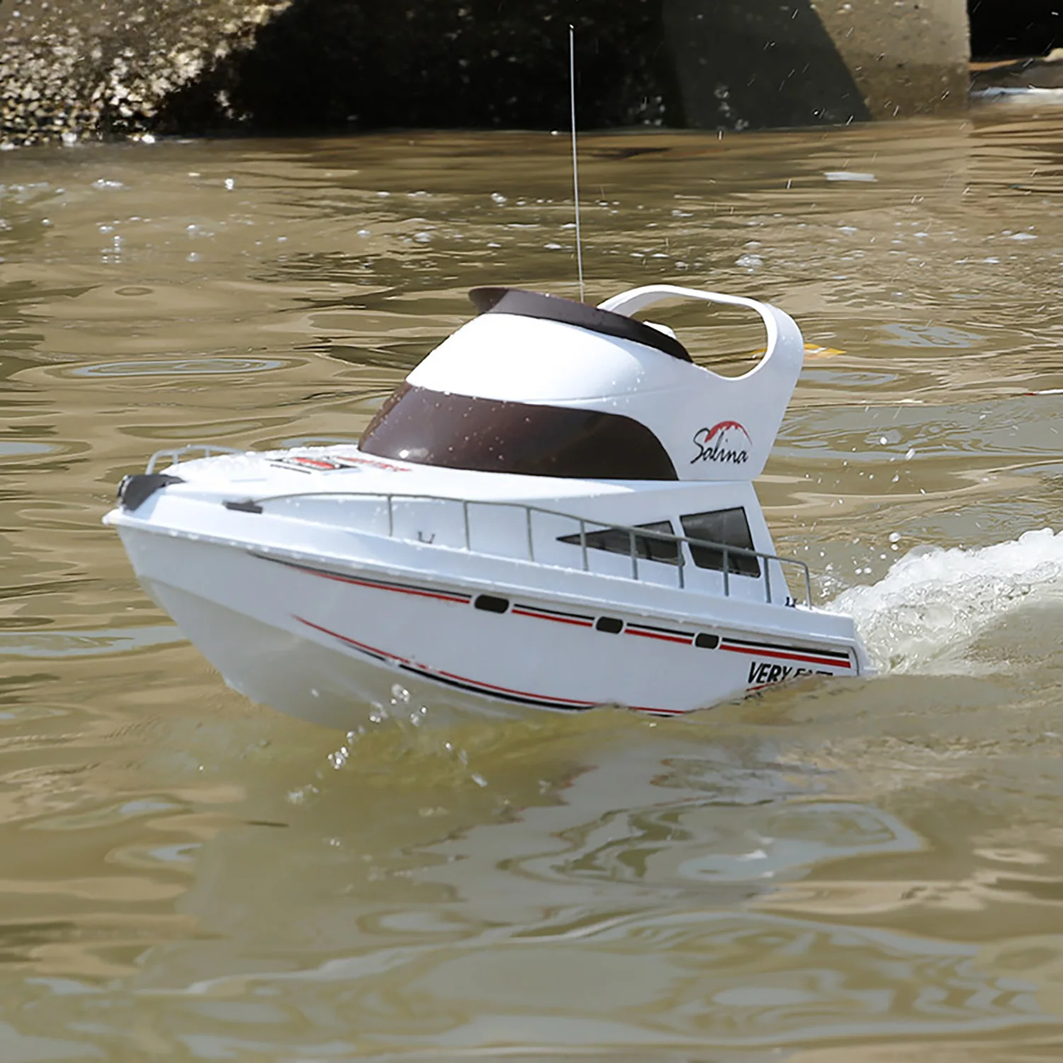 Regali Heng Long 2.4G Radio Control Yacht Ad Alta Velocità 20 Km/H Nave Rc Racing Boat Finito Modello Giocattoli Per Ragazzi Th23788