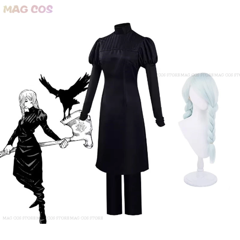 Anime Jujutsu Stagione 2 Mei Mei Costume Cosplay Treccia Kaisen Mei Mei Mei Parrucca Pantaloni Tokyo Jujutsu Ragazze Alta Uniforme Shibuya Incidente