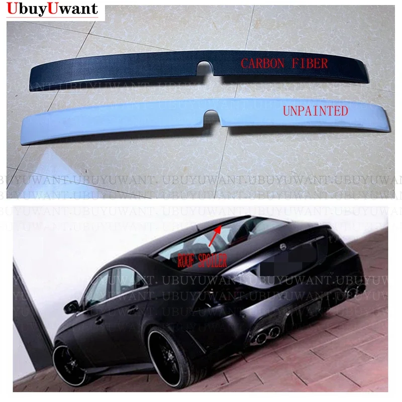 Per W219 Spoiler Sul Tetto Spoiler In Fibra Di Carbonio Per Classe Cls W219 Cls300 Cls350 Cls400 2004 - 2011 Parti Accessori Modificati Per Auto