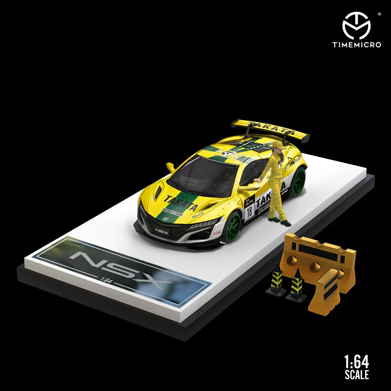 Timemmicro1: 64 Honda Nsx Castrol & Takata Collezione Di Modelli Di Auto In Lega Di Simulazione