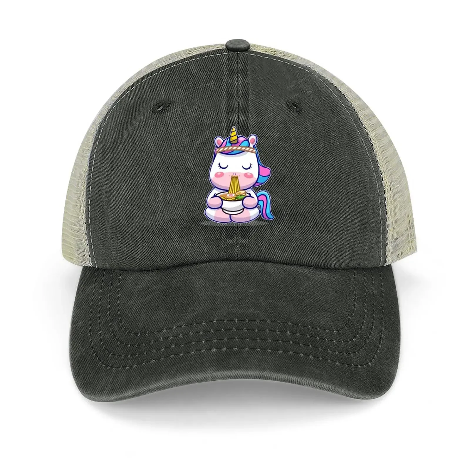 Simpatico Unicorno Divertente Amo Davvero Ramen Anime Unicron Cappello Da Cowboy Streetwear Hip Hop Cappello Maschile Per Donna Uomo