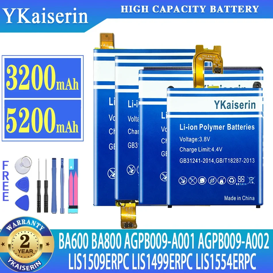 Batteria Per Sony Xperia S Lt26I/P Lt22I/Sp M35H Hspa Lte/Sola Mt27 Mt27I/U St25I St25A/Pro/Xperia1 2Nd/T2 Ultra Xm50T/T Tl Lt30