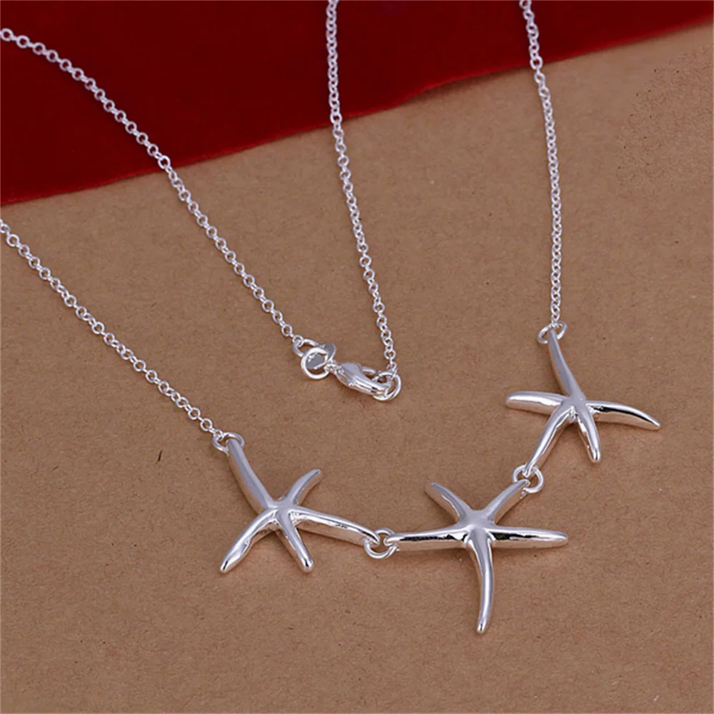 Collana Con Ciondolo Stella Marina In Argento Sterling 925 Andara Regalo Di Gioielli Di Fidanzamento Per Feste Da Donna Alla Moda