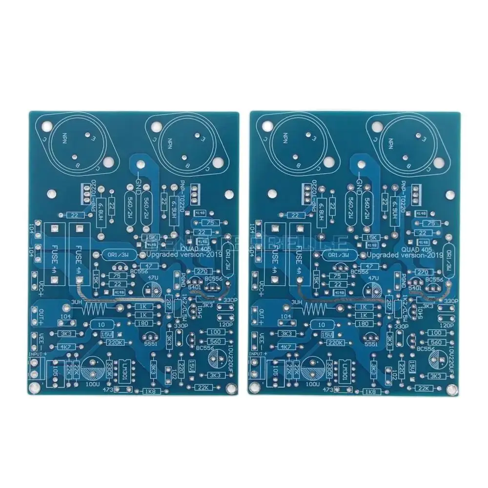 1 Paio Clone Quad-405 Scheda Amplificatore Di Potenza Pcb Mj15024 Hifi Stereo Amplificatore Audio A 2 Canali