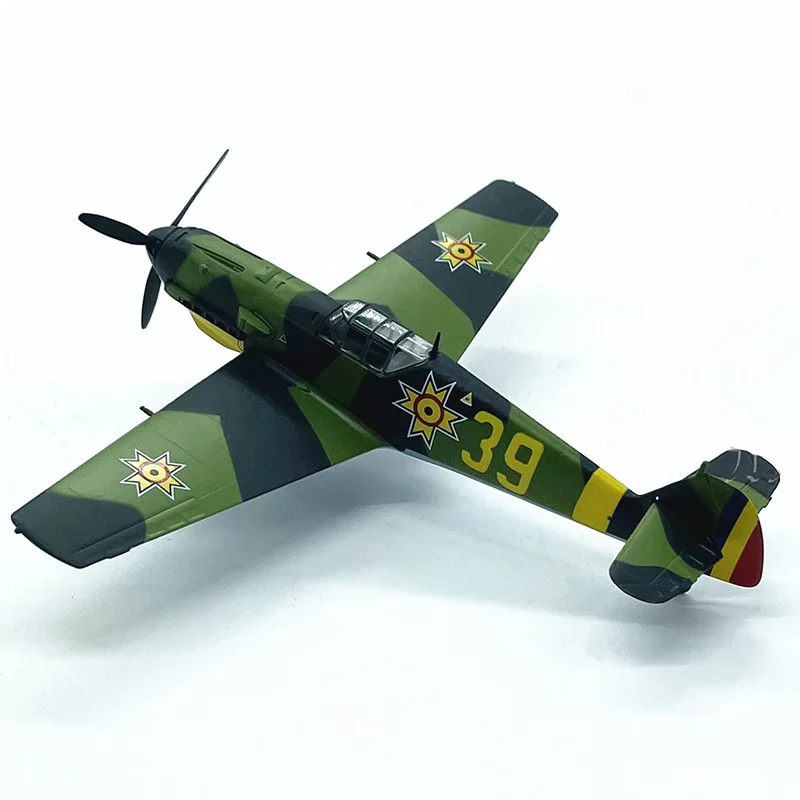 Rumian Air Force 109E Militarized Combat Fighter Aircraft Plastic Model 1:72 Scale Toy Gift Collection Simulazione Display