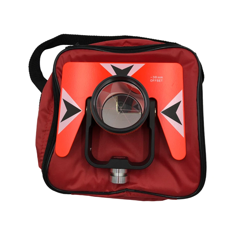 Prisma Singolo Rosso Di Alta Qualità Per Nikon South Trimble Per Top-N Per Somk-Ia Total Station Prismi Topping Ak18 Con Borsa Morbida
