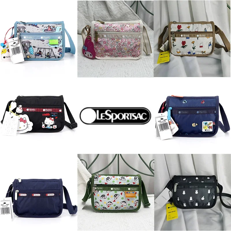 Lesportsac Borsa A Tracolla Per Cartoni Animati Hello Kitty Mymelody Borsa A Tracolla Stampata Alla Moda 13.5*19.2*8.2Cm Borsa Per Telefono Kawaii