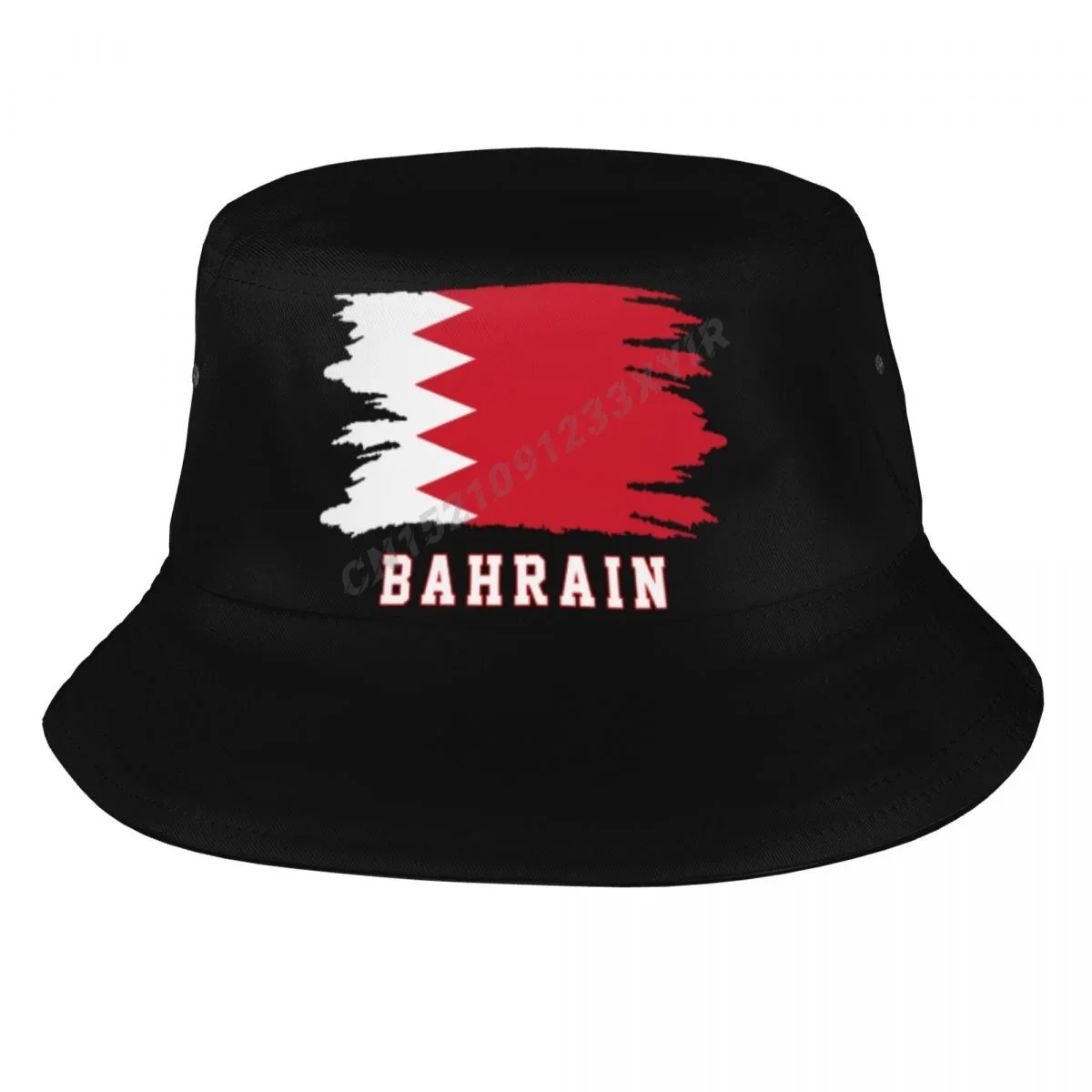 Cappelli A Secchiello Bandiera Del Bahrain Fan Cool Bahrainese Parasole Cool Outdoor Summer Fisherman Caps Cappello Da Pesca