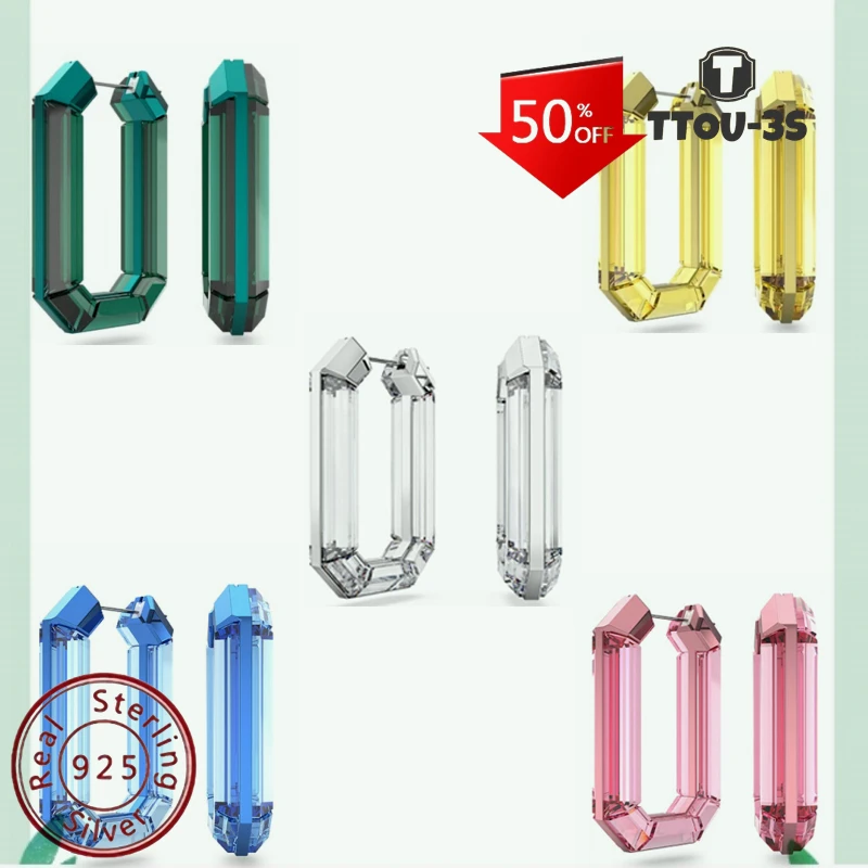 2024 Fashion New Swarsky Orecchini Joker Jewelry Eleganti Regali Di Festa Romantici Per Le Donne