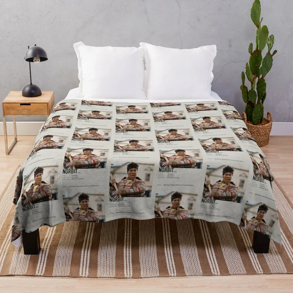 Norbit Movie Sticker Throw Blanket Bed Wednesday Sofa Bed Coperte E Plaid Coperte