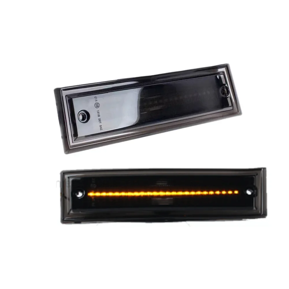 2X Luci Di Posizione Laterali Ripetitore Led Dinamico Indicatore Di Direzione Per 1981-1991 Gmc Suburban _(Gmc) Per 1981-1991 Gmc Jimmy _(Fullsize)