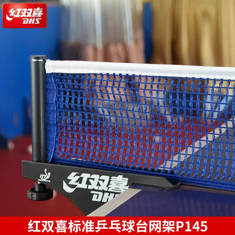 Griglia Per Rete Da Ping Pong Dhs Originale P145 Red Double Happiness P145 Match Table Tennis Table Net Post Con Rete