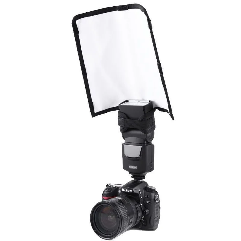 Universal Photo Flash Light Riflettore Pieghevole Snoot Beam Softbox Diffusore Bender Tube Per Canon Nikon Yongnuo Pentax Flashgun
