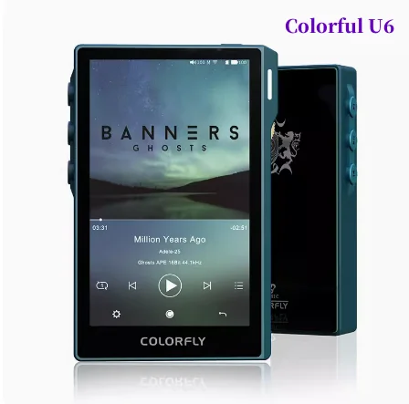 Nuovo Colorfly U6 Lossless Lettore Musicale Ad Alta Fedeltà Dsd Febbre Portatile Mp3 Bluetooth Intelligente